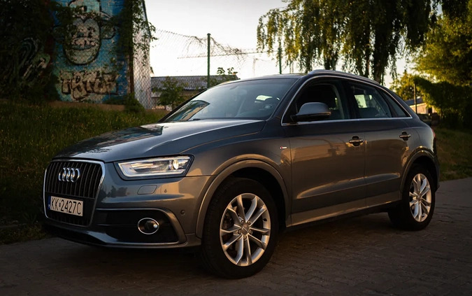 Audi Q3 cena 64200 przebieg: 163994, rok produkcji 2014 z Kraków małe 529